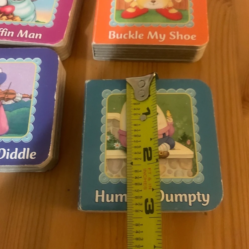 VTG 8/PILLBOOK Nursery Rhyme Block Books INCOMPLETE SET 2010